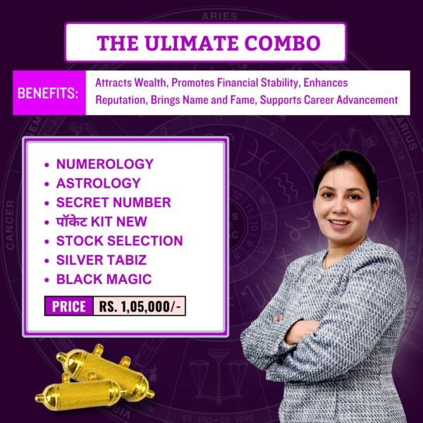 Combo 2: Numerology + Astrology + Secret Number + New Pocket Kit + Stock Selection + Silver Tabiz
